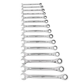 RATCHETING COMBINATION WRENCH SET METRIC