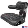 TRACTOR SEAT WRAP ROUND BACK BLACK