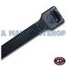 CABLE TIE 100MM  X 2.5 WIDE BLACK 100 PC