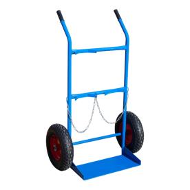 GAS BOTTLE TROLLEY-P/PROOF 2X G SIZE CYL