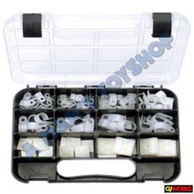 NYLON CABLE CLAMPS 4.8 TO15.8MM 80 PIECE