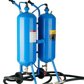 AIR SODA & SANDBLASTER TWIN TANKS 18KG