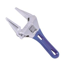 ADJUSTABLE WRENCH STUBBY THIN JAW 150MM