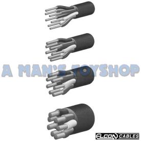 CABLE TRAILER 7 CORE 30M 5MM BLACK
