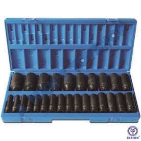 SOCKET SET 1/2 DR 26 PCE 12 POINT IMPACT