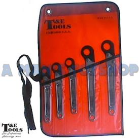 TUBE SPANNER SET METRIC 5PCE RATCHET