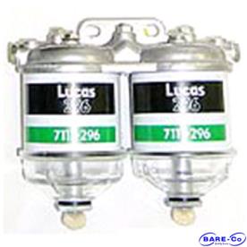FUEL DUAL CAV FILTER ASSY 1/2UNF PORTS