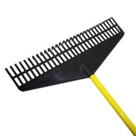 FAN RAKE PLASTIC 30T WITH STEEL HANDLE