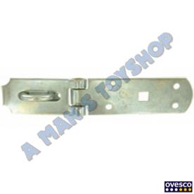HASP & STAPLE ZINC PLATED 93MM LATCH