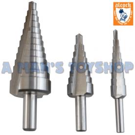 STEP DRILL SET 3 PCE 4 TO 30MM M2 STEEL