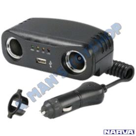 LIGHTER PLUG USB SOCKET TWIN