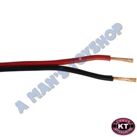 SPEAKER CABLE 2MM FIG8 14/.20X100M R/B