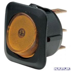 ROCKER SWITCH OFF/ON RED 24MM
