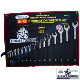 SPANNER SET METRIC 16 PIECE RING/OPEN