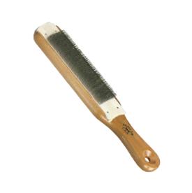 HAND FILE CLEANING BRUSH WOOD HANDLE