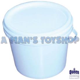 PLASTIC BUCKET & LID 20 LITRE  WHITE