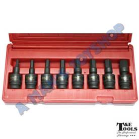 UNI IN HEX IMPACT 1/2 DR SOCKET SET AF