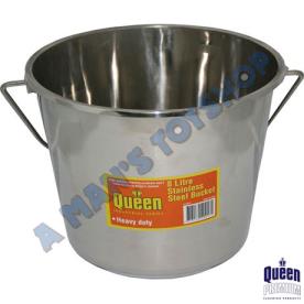 BUCKET STAINLESS STEEL 8 LITRE