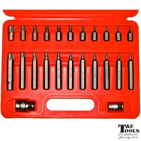 TAMPER TORX BIT SET 24PCE