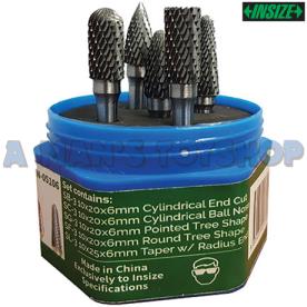 TUNGSTEN CARBIDE BURR SET 5 PIECE