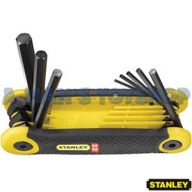 HEX KEY SET FOLDING METRIC 8 PIECE