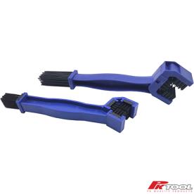 BIKE DRIVE CHAIN CLEANING BRUSH SET 2PCE