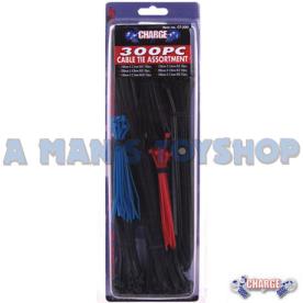 CABLE TIE SET 300 PIECE  SET MIXED SIZES