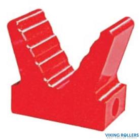 BOAT V BLOCK LARGE RED 20MM BORE 110MM