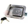 FLUSH PADDLE KEYED LEVER LOCK S/STEEL