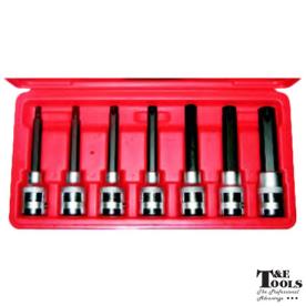 TAMPER TORX SPLINE 1/2DR 7 PCE SET T30