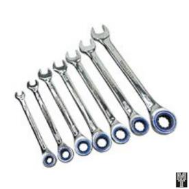 GEARLESS RATCHET SPANNER SET METRIC 7 PC
