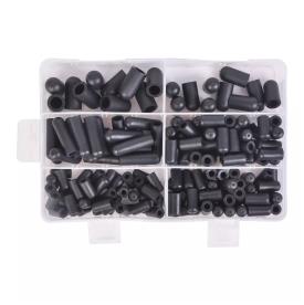 RUBBER CAP ASSORTMENT 160 PIECE 3/16-3/8