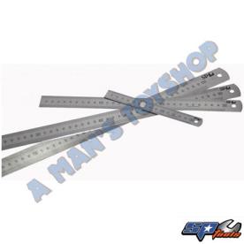 RULER S/STEEL 300MM X 25 X1 MM METRIC AF