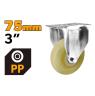 CASTOR WHEEL FIXED 75MM/3" LOAD CAP-80KG