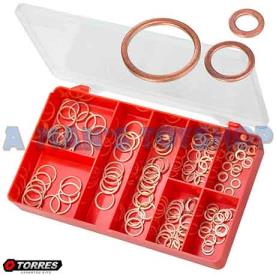 NLA* COPPER WASHER ASSORTMENT 8 SIZES 13
