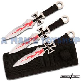 THROWING KNIVES SET3 CHOPPER STYLE 178MM
