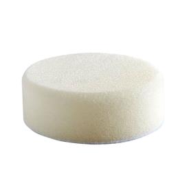 SOFT SPONGE 75MM WHITE POLISHING VELCRO