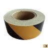 YELLOW & BLACK ADHESIVE TAPE 10METX 50MM