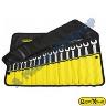 SPANNER TOOL ROLL WRAP 17 PIECE BLACK