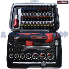 SOCKET & BIT 1/4 DR SET 44 PIECE METRIC