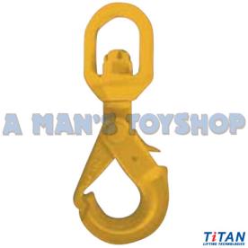 SWIVEL SELF LOCKING LIFTING 13MM HOOK
