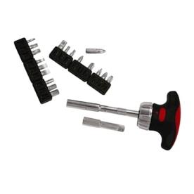 T-HANDLE RATCHET SCREWDRIVER SET 21 PCE