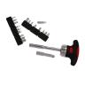 T-HANDLE RATCHET SCREWDRIVER SET 21 PCE