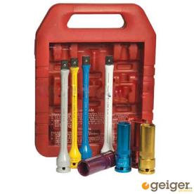 SOCKET & TORQUE EXTENSION BAR SET 8 PCE