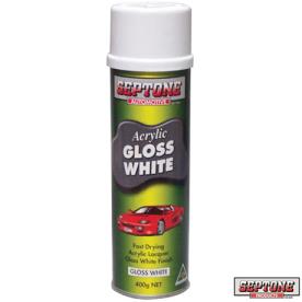 ACRYLIC GLOSS WHITE PAINT 400G SPRAY CAN
