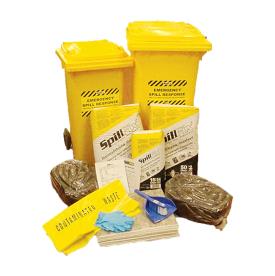 MEDIUM SPILL KIT IN 120 LITRE  ON WHEELS
