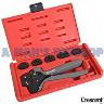 CRIMPING RATCHET COAXIAL TOOL 10 PCE