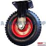 FIXED CASTOR RUBBER STEEL CORE 206MM 235
