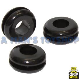 RUBBER GROMMET 6.0 X 3MM OPEN 4 PIECES