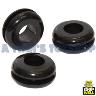 RUBBER GROMMET 6.0 X 3MM OPEN 4 PIECES